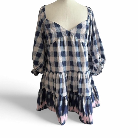 Sachin & Babi Kyle Gingham Dress (size L) 201 - Picture 1 of 7